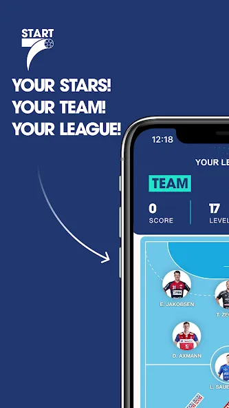 START7 - The handball manager бесплатно на Андроид — мод: Безлимитные деньги и все команды открыты — скриншот 1