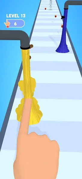 Dirty Finger 3D на телефон — скачать мод: Безлимитные монеты и подсказки — скриншот 2
