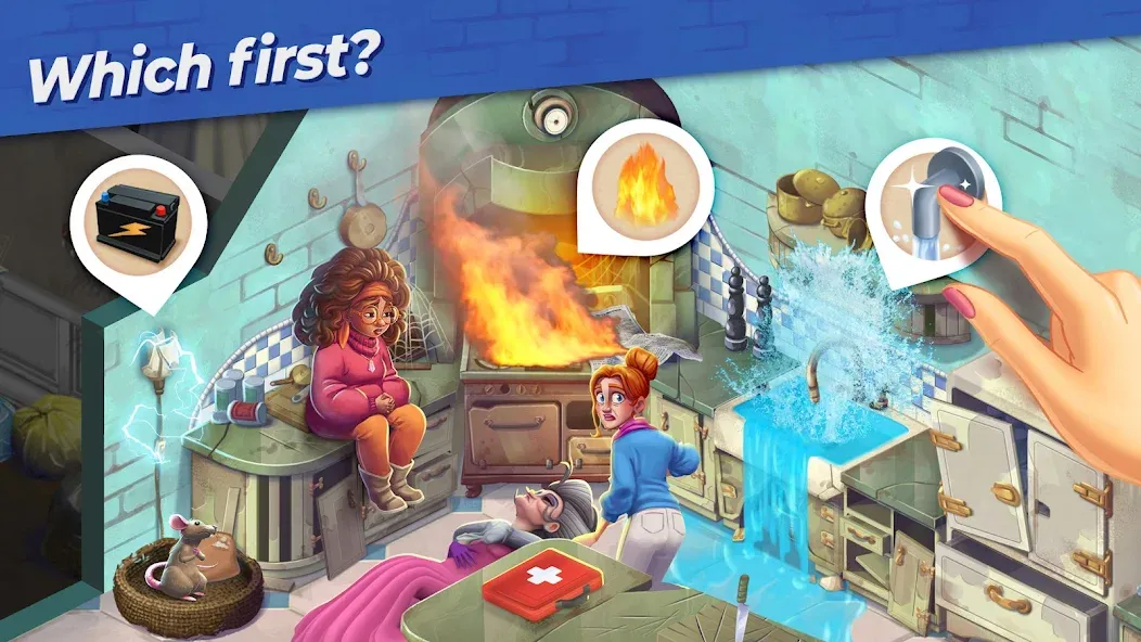 Скачать мод Penny & Flo: Home Renovation — Безлимитные деньги и энергия — скриншот 2