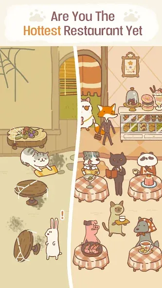 Скачать Animal Restaurant Mod APK — Безлимитные деньги и ресурсы — скриншот 2 Скачать Animal Restaurant Mod APK — Безлимитные деньги и ресурсы — скриншот 2