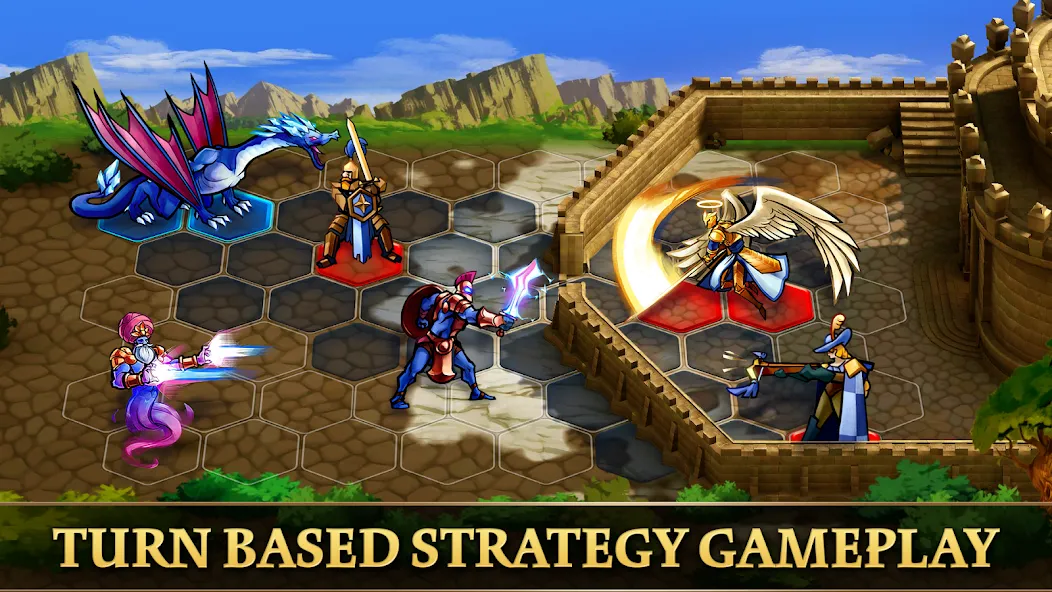 Скачать мод Magic War - Kingdom Legends — Безлимитные ресурсы и герои — скриншот 2 Скачать мод Magic War - Kingdom Legends — Безлимитные ресурсы и герои — скриншот 2