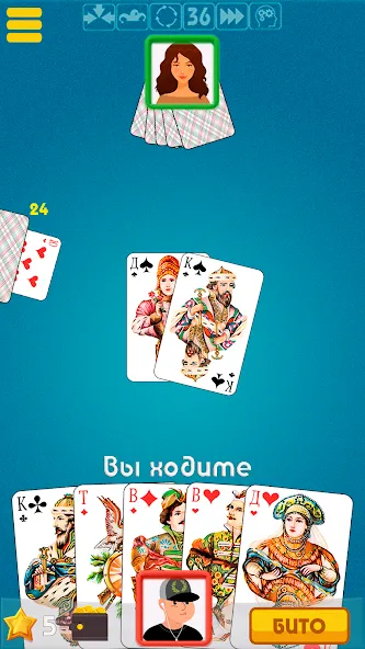 Скачать Дурак офлайн - без интернета мод — Разблокированы все режимы игры — скриншот 2