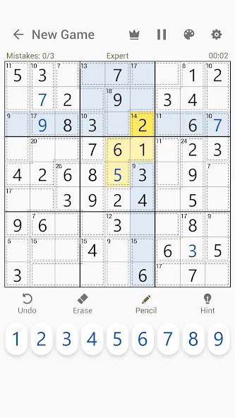 Скачать Killer Sudoku - Sudoku Puzzles — Подсказки и все уровни открыты — скриншот 2 Скачать Killer Sudoku - Sudoku Puzzles — Подсказки и все уровни открыты — скриншот 2