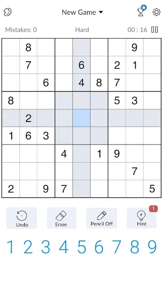 Sudoku - Classic Sudoku Puzzle — скачать мод: Подсказки и все уровни открыты — скриншот 4 Sudoku - Classic Sudoku Puzzle — скачать мод: Подсказки и все уровни открыты — скриншот 4