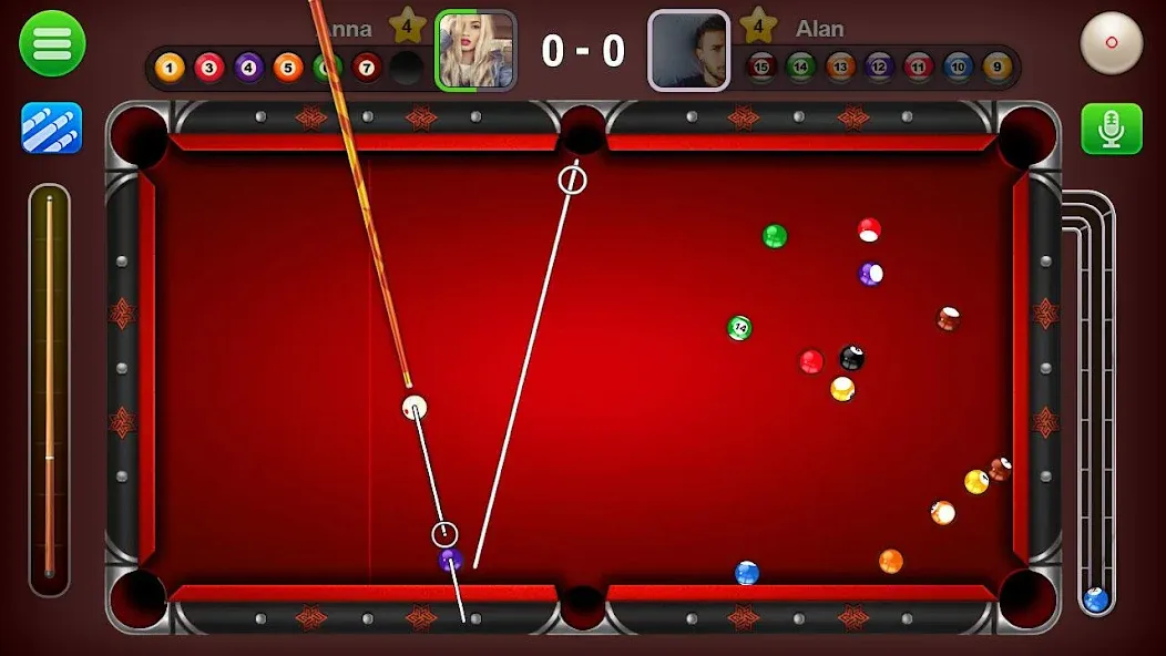 8 Ball Live - Billiards Games — скачать мод: Безлимитные монеты и всё открыто — скриншот 1
