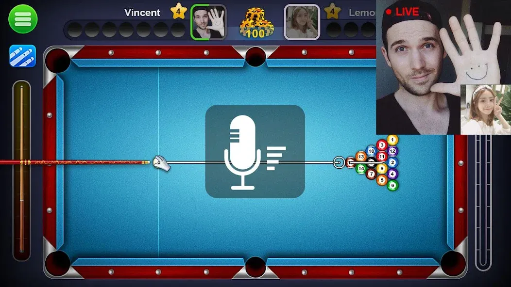 8 Ball Live - Billiards Games — скачать мод: Безлимитные монеты и всё открыто — скриншот 5