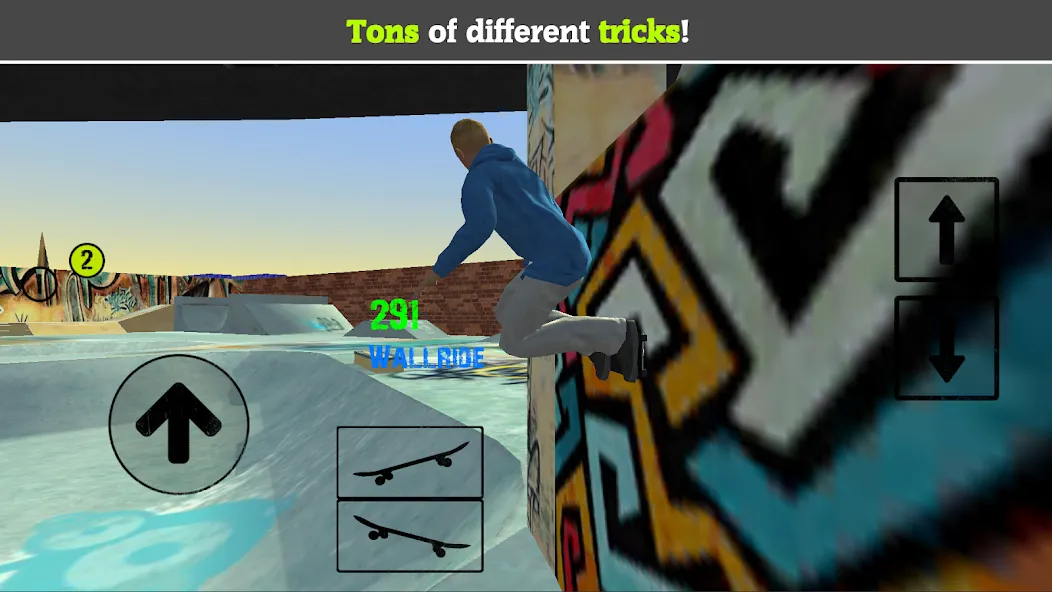 Skateboard FE3D 2 — скачать мод: Безлимитные деньги и все трюки открыты — скриншот 2 Skateboard FE3D 2 — скачать мод: Безлимитные деньги и все трюки открыты — скриншот 2