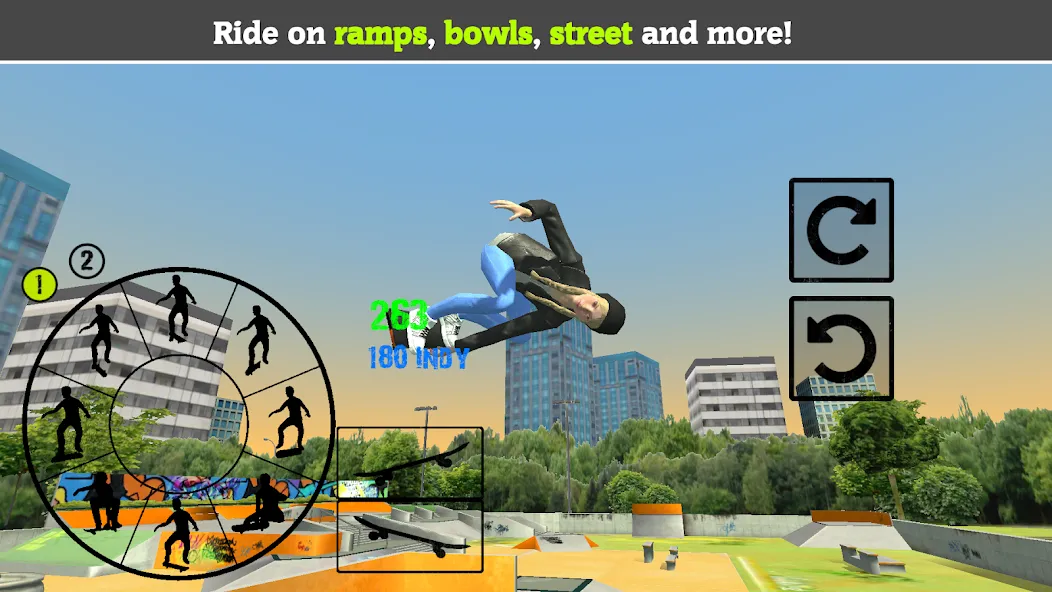 Skateboard FE3D 2 — скачать мод: Безлимитные деньги и все трюки открыты — скриншот 5 Skateboard FE3D 2 — скачать мод: Безлимитные деньги и все трюки открыты — скриншот 5