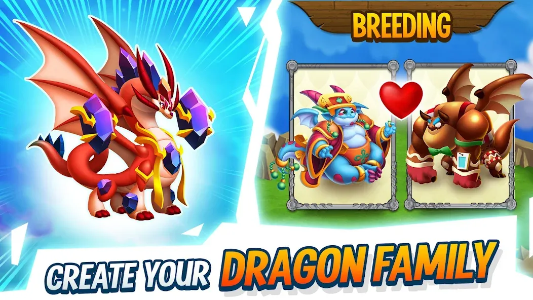 Скачать мод Dragon City: Mobile Adventure — Безлимитные деньги и драконы — скриншот 1 Скачать мод Dragon City: Mobile Adventure — Безлимитные деньги и драконы — скриншот 1