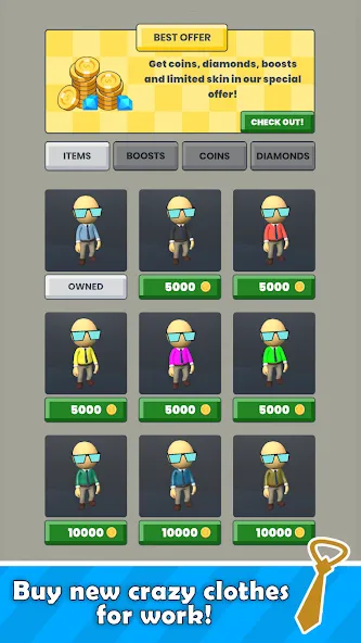 Escape The Office взломанный APK — Без рекламы и все уровни открыты — скриншот 5 Escape The Office взломанный APK — Без рекламы и все уровни открыты — скриншот 5
