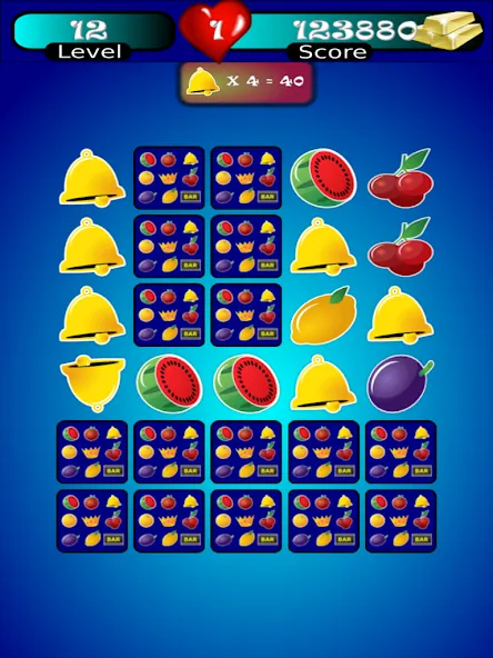 Slot Machine Fruit Memory A MOD APK скачать на Андроид — Безлимитные монеты и все фрукты открыты — скриншот 5 Slot Machine Fruit Memory A MOD APK скачать на Андроид — Безлимитные монеты и все фрукты открыты — скриншот 5