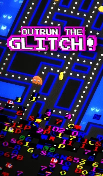 Скачать PAC-MAN 256 - Endless Maze на Андроид с модом — Безлимитные жизни и усилители — скриншот 3