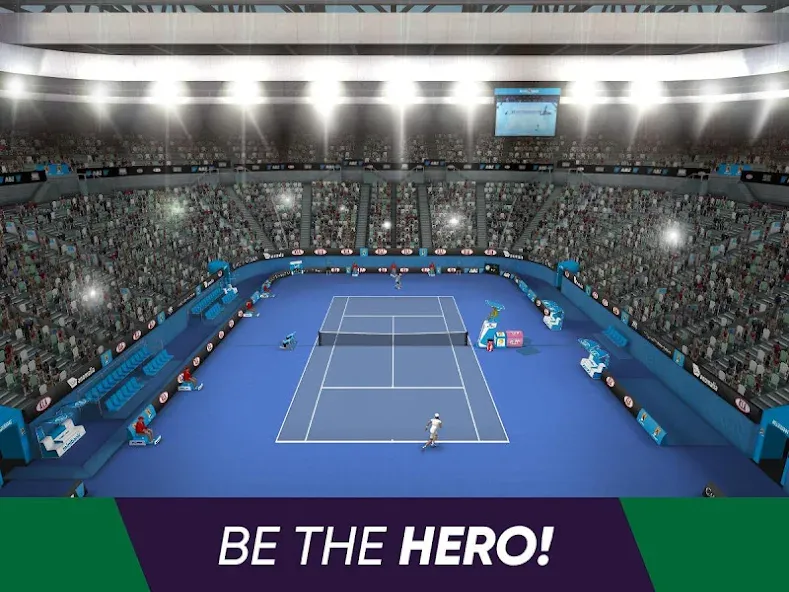 Tennis World Open 2024 - Sport бесплатно на Андроид — мод: Безлимитные деньги и энергия — скриншот 2