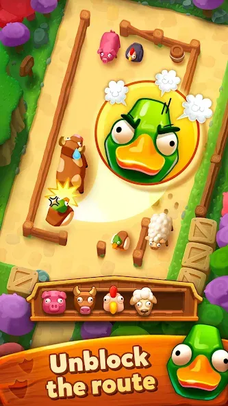 Скачать взлом Farm Jam: Animal Parking Game — Безлимитные монеты и все уровни — скриншот 1 Скачать взлом Farm Jam: Animal Parking Game — Безлимитные монеты и все уровни — скриншот 1