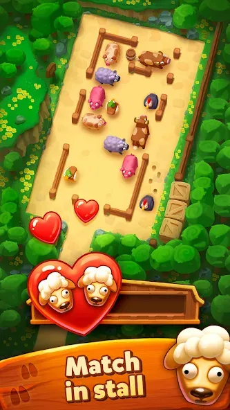 Скачать взлом Farm Jam: Animal Parking Game — Безлимитные монеты и все уровни — скриншот 2 Скачать взлом Farm Jam: Animal Parking Game — Безлимитные монеты и все уровни — скриншот 2