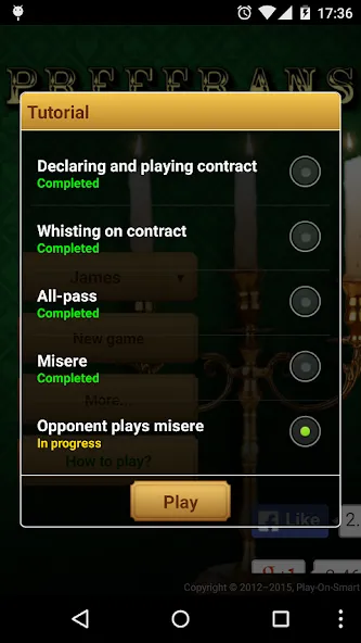 Preferans — Открыты все режимы и без рекламы, скачать мод APK — скриншот 2