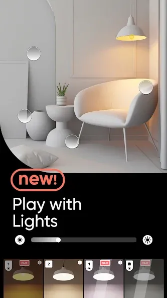 Redecor - Home Design Game — скачать мод: Безлимитные деньги и все предметы — скриншот 4