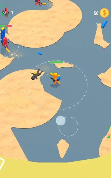 Скачать Stickman Fight: Battle Arena на Андроид с модом — Безлимитные монеты и усиленный урон — скриншот 5