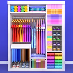 Fill the Closet: Organize Game мод на Андроид: Безлимитные деньги и все уровни
