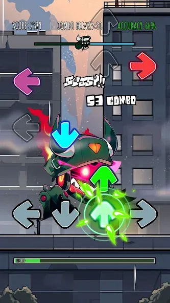 Music Rhythm Battle Night взлом APK — Все ритм-битвы разблокированы — скриншот 3