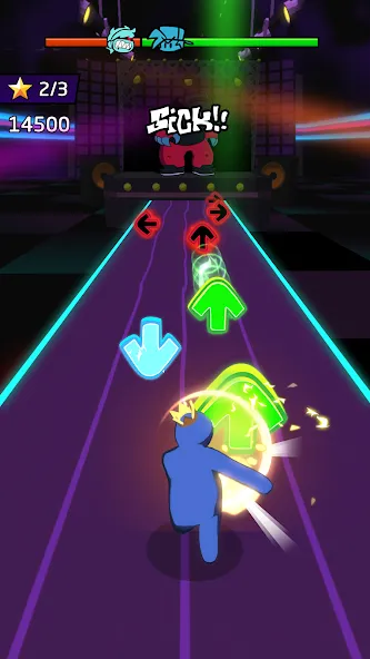 Скачать Blade Night : Rhythm Saber Mod APK — Безлимитные жизни и все песни открыты — скриншот 5