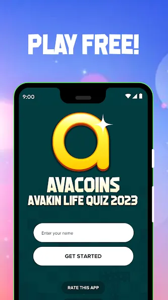 AvaCoins Quiz for Avakin Life — взломанная версия, Безлимитные монеты и подсказки — скриншот 1