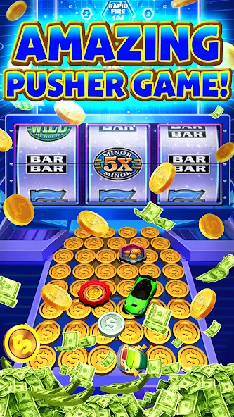 Cash Carnival Coin Pusher Game на телефон — скачать мод: Безлимитные монеты и джекпоты — скриншот 4