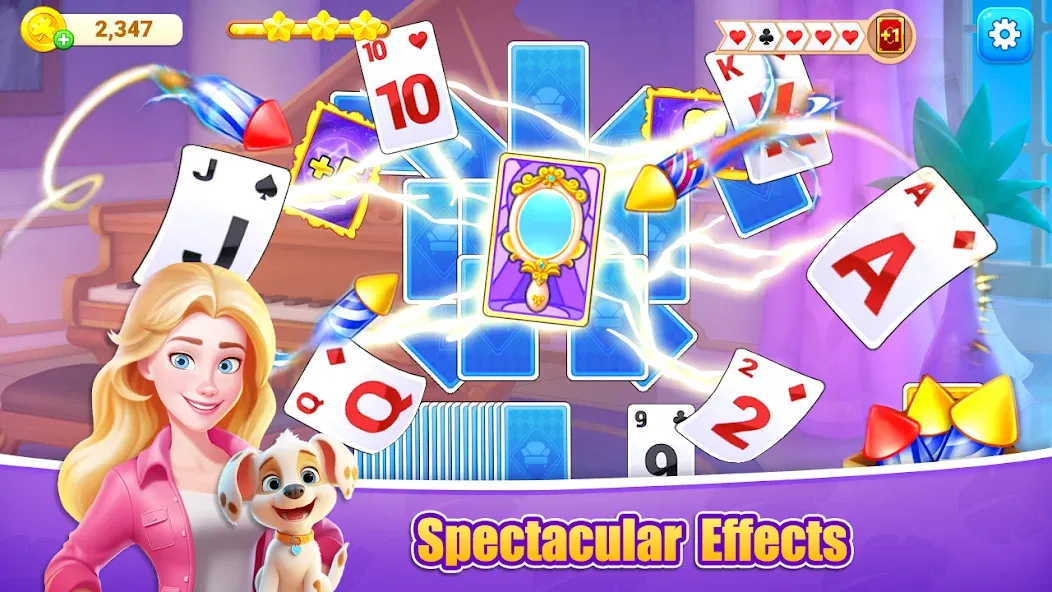 Fish Solitaire™ TriPeaks взломанный APK — Без рекламы и много монет — скриншот 1 Fish Solitaire™ TriPeaks взломанный APK — Без рекламы и много монет — скриншот 1