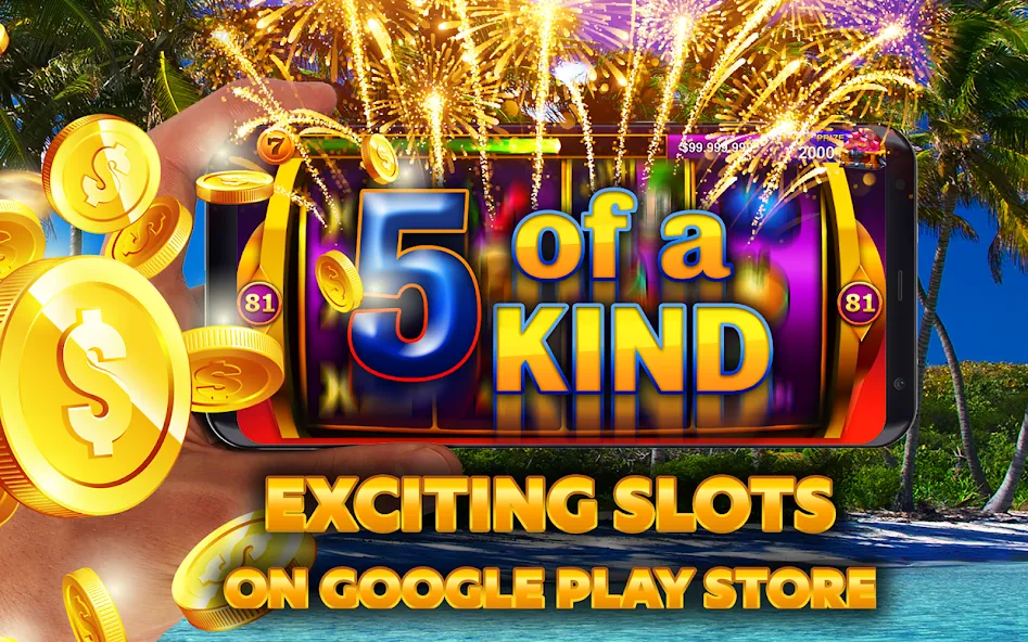 Скачать взлом Casino Slots - Slot Machines — Бесконечные монеты и бесплатные вращения — скриншот 2