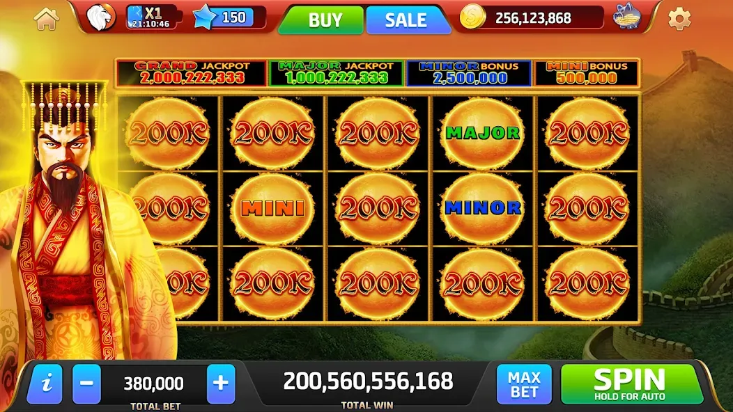 Royal Jackpot Casino Machines — скачать мод: Безлимитные монеты и бонусы — скриншот 1