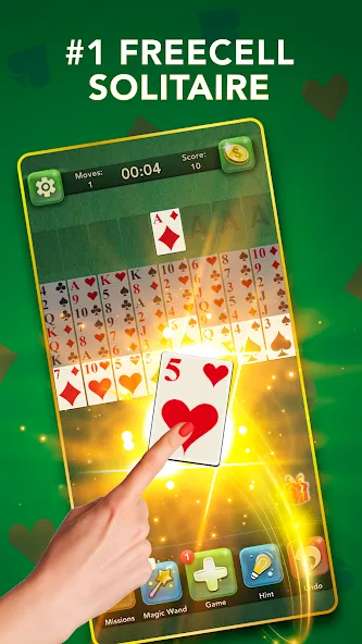FreeCell Classic Card Game — взломанная версия, Открыты все карты и уровни — скриншот 3 FreeCell Classic Card Game — взломанная версия, Открыты все карты и уровни — скриншот 3