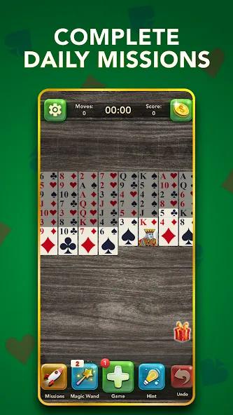 FreeCell Classic Card Game — взломанная версия, Открыты все карты и уровни — скриншот 4 FreeCell Classic Card Game — взломанная версия, Открыты все карты и уровни — скриншот 4