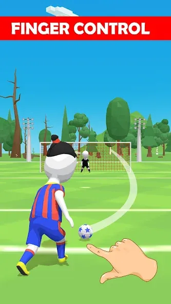 Скачать Stickman Freekick: Soccer game Mod APK — Безлимитные деньги и все мячи открыты — скриншот 1 Скачать Stickman Freekick: Soccer game Mod APK — Безлимитные деньги и все мячи открыты — скриншот 1