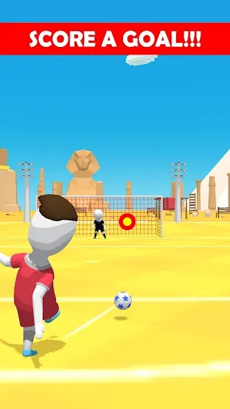 Скачать Stickman Freekick: Soccer game Mod APK — Безлимитные деньги и все мячи открыты — скриншот 2 Скачать Stickman Freekick: Soccer game Mod APK — Безлимитные деньги и все мячи открыты — скриншот 2