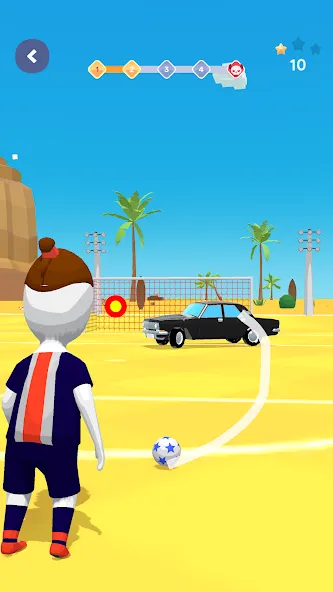 Скачать Stickman Freekick: Soccer game Mod APK — Безлимитные деньги и все мячи открыты — скриншот 4 Скачать Stickman Freekick: Soccer game Mod APK — Безлимитные деньги и все мячи открыты — скриншот 4