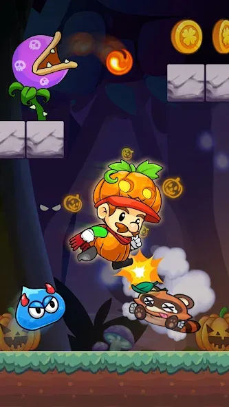 Barry World Adventure (Мод: Много монет и открыты уровни) — скачать на Андроид — скриншот 1