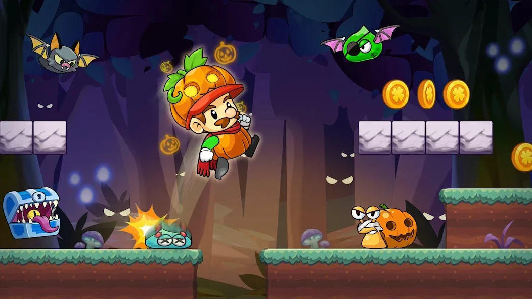 Barry World Adventure (Мод: Много монет и открыты уровни) — скачать на Андроид — скриншот 3
