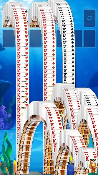Скачать Solitaire Fish последней версии — Много монет и подсказки без ограничений — скриншот 5 Скачать Solitaire Fish последней версии — Много монет и подсказки без ограничений — скриншот 5
