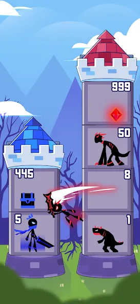 Скачать Hero Castle War: Tower Attack Mod APK — Безлимитные деньги и открыты все уровни — скриншот 1 Скачать Hero Castle War: Tower Attack Mod APK — Безлимитные деньги и открыты все уровни — скриншот 1