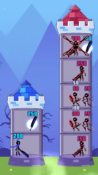 Скачать Hero Castle War: Tower Attack Mod APK — Безлимитные деньги и открыты все уровни — скриншот 2 Скачать Hero Castle War: Tower Attack Mod APK — Безлимитные деньги и открыты все уровни — скриншот 2
