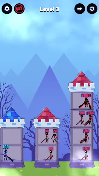 Скачать Hero Castle War: Tower Attack Mod APK — Безлимитные деньги и открыты все уровни — скриншот 3 Скачать Hero Castle War: Tower Attack Mod APK — Безлимитные деньги и открыты все уровни — скриншот 3