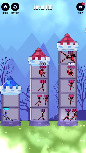 Скачать Hero Castle War: Tower Attack Mod APK — Безлимитные деньги и открыты все уровни — скриншот 5 Скачать Hero Castle War: Tower Attack Mod APK — Безлимитные деньги и открыты все уровни — скриншот 5