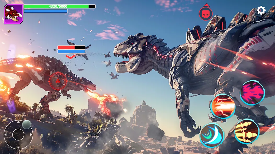Скачать Mech War: Jurassic Dinosaur последней версии — Безлимитные деньги и мощные мехи — скриншот 5 Скачать Mech War: Jurassic Dinosaur последней версии — Безлимитные деньги и мощные мехи — скриншот 5