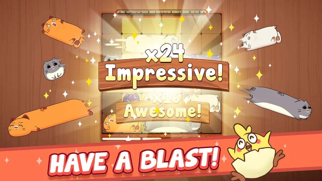 Haru Cats: Cute Sliding Puzzle MOD APK скачать на Андроид — Милые котики и все уровни — скриншот 2