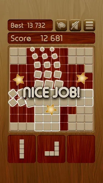 Woody Block Puzzle ® бесплатно на Андроид — мод: Без рекламы и много подсказок — скриншот 2 Woody Block Puzzle ® бесплатно на Андроид — мод: Без рекламы и много подсказок — скриншот 2