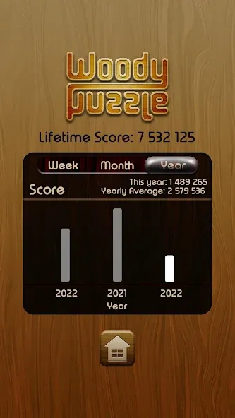 Woody Block Puzzle ® бесплатно на Андроид — мод: Без рекламы и много подсказок — скриншот 5 Woody Block Puzzle ® бесплатно на Андроид — мод: Без рекламы и много подсказок — скриншот 5
