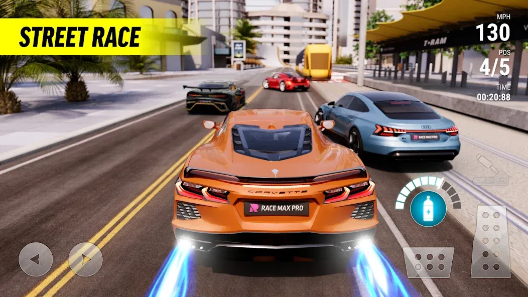 Мод Race Max Pro - Car Racing — Безлимитные деньги и топливо, скачать APK — скриншот 3 Мод Race Max Pro - Car Racing — Безлимитные деньги и топливо, скачать APK — скриншот 3