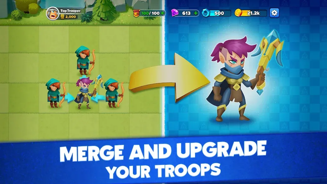 Скачать Top Troops: Adventure RPG Mod APK — Безлимитные деньги и ресурсы — скриншот 1 Скачать Top Troops: Adventure RPG Mod APK — Безлимитные деньги и ресурсы — скриншот 1