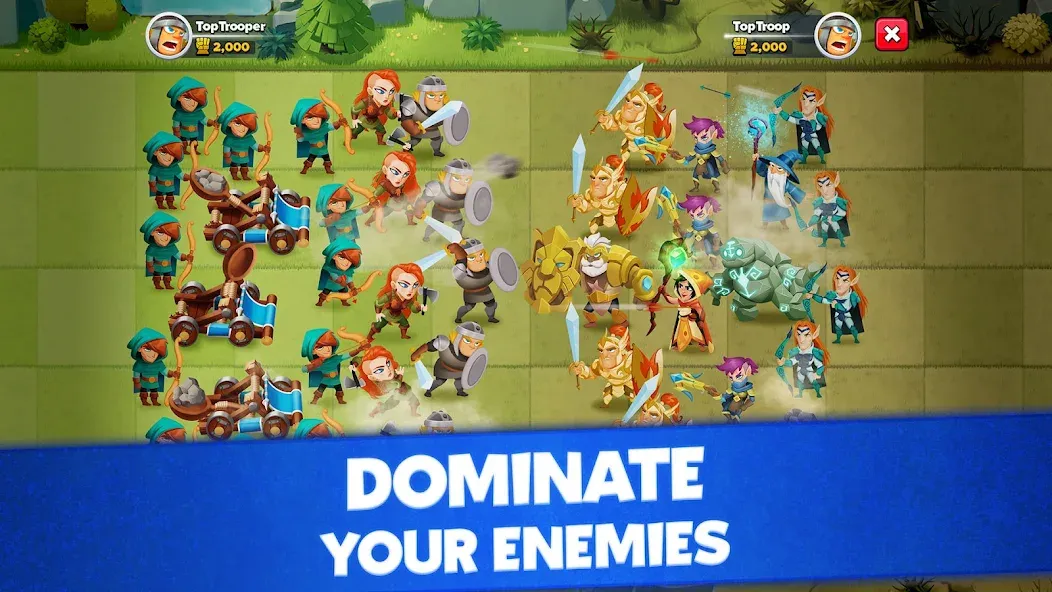 Скачать Top Troops: Adventure RPG Mod APK — Безлимитные деньги и ресурсы — скриншот 3 Скачать Top Troops: Adventure RPG Mod APK — Безлимитные деньги и ресурсы — скриншот 3