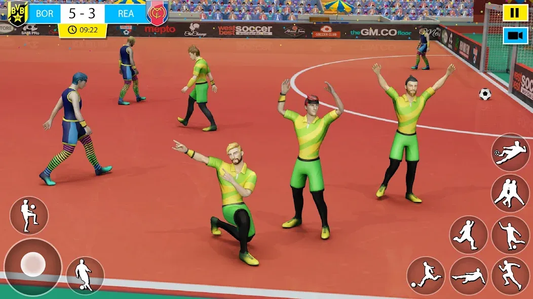 Indoor Futsal: Football Games — взломанная версия, Безлимитные деньги и все команды открыты — скриншот 2